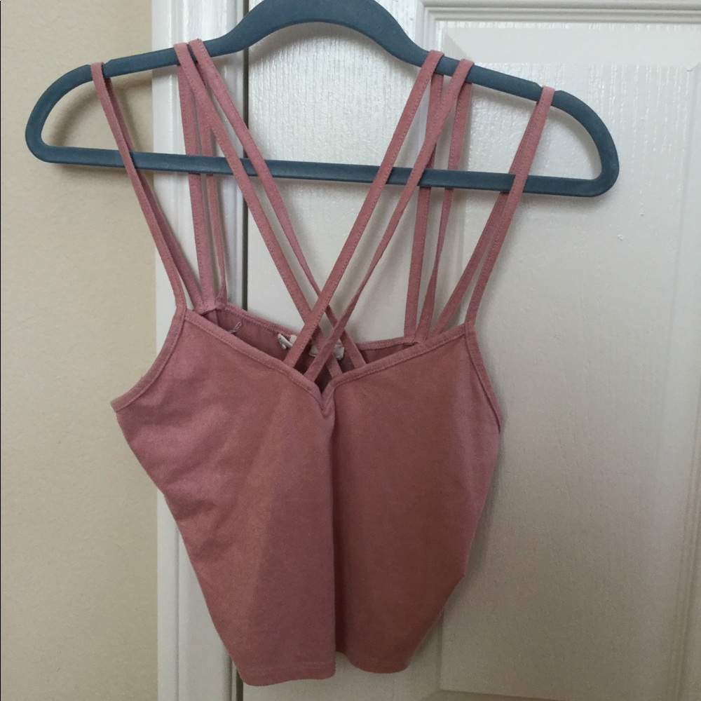 criss cross tank top